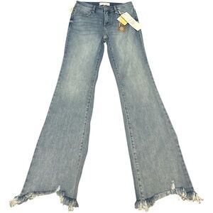 Risen jeans Women's Flared Jeans in Light Blue size 27